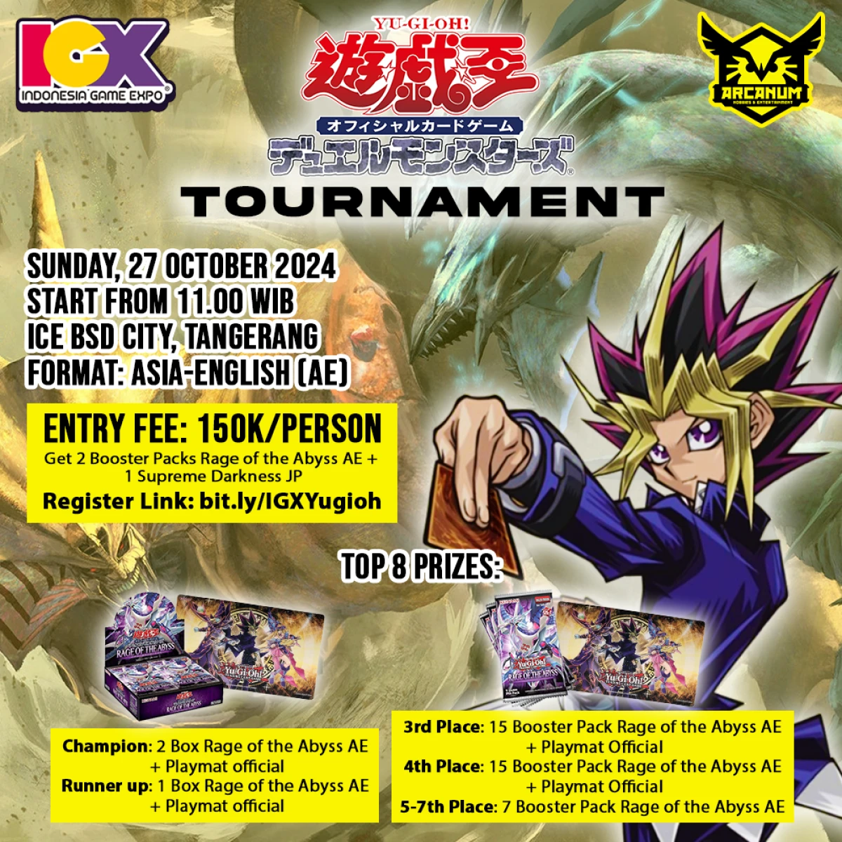 Arcanum Yugioh IGX Event